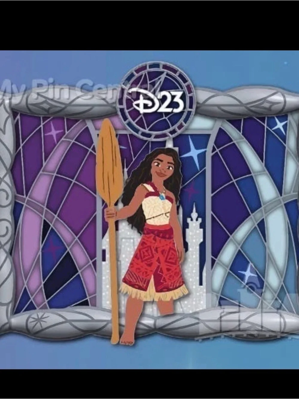 D23 THE ULTIMATE FAN EVENT PREMIER COLLECTION PIN MOANA LIMITED EDITION 1000 - Picture 3 of 3